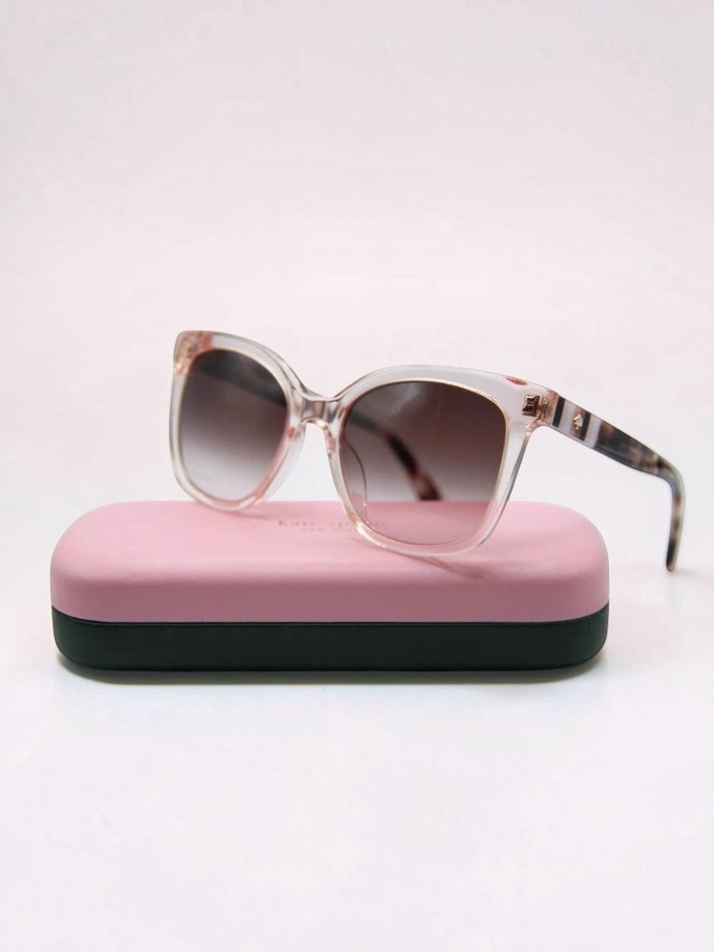 Kate Spade New York KIYA/S Sunglasses Crystal Peach Tort Brown Gradient Lens NEW